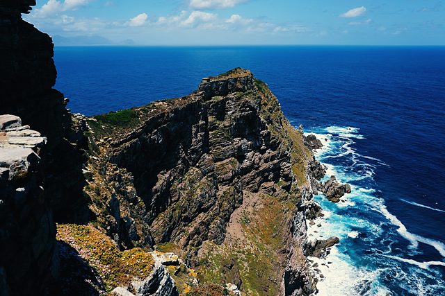 The cliffs and ocean at Cape Point
